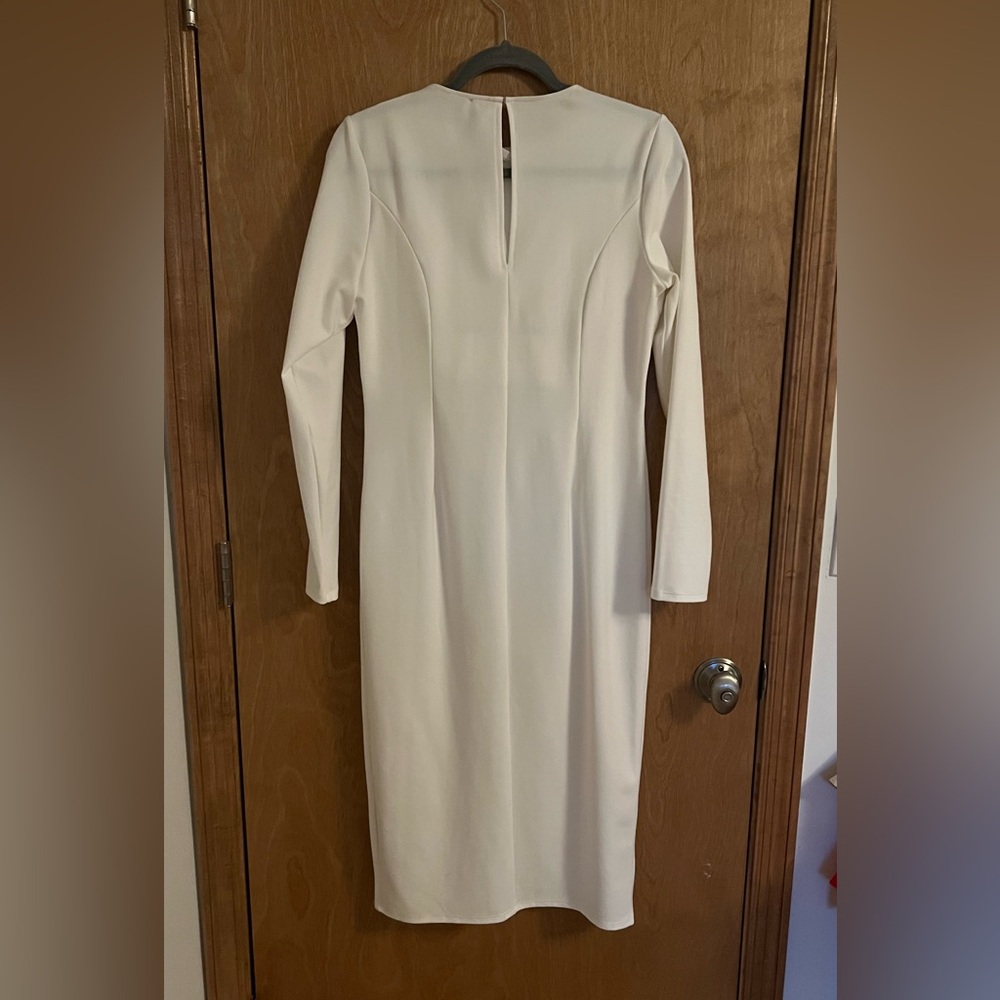 ASOS White Long Sleeve Dress - Picture 2 of 3